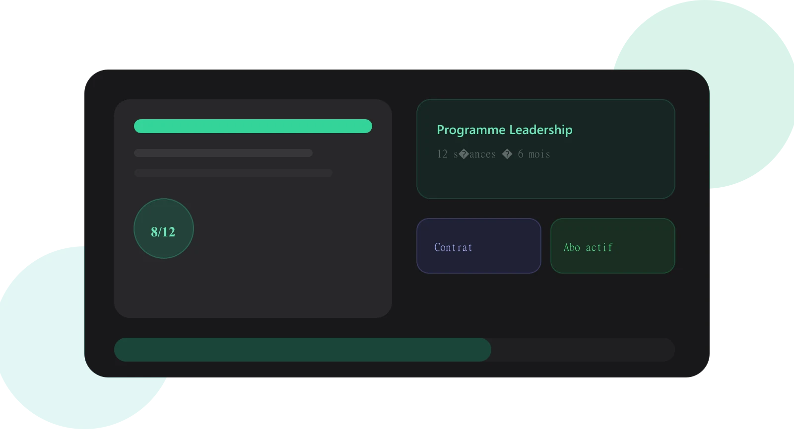 Coach Illustration — Programme, Abos und Tracking
